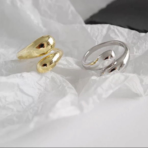 ✨Insta 18K gold plated wrap ring - Picture 2 of 5